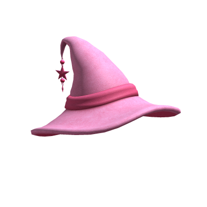 halloween pink witch hat