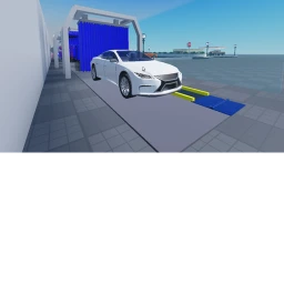 Christ car wash and with a longer tunnel icon