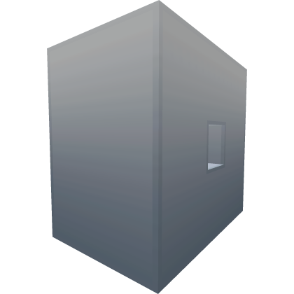 Blocky head - Grey Roblox item