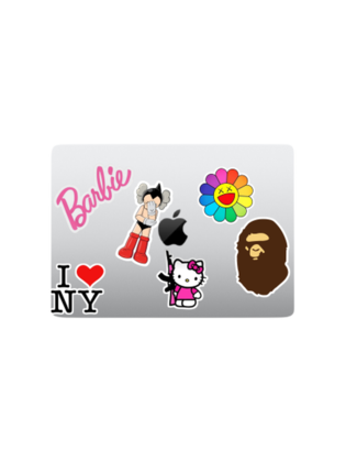 Square Two-Sided Decal