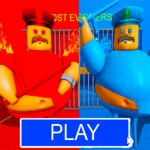 FIRE VS WATER BARRY'S PRISON RUN (OBBY)