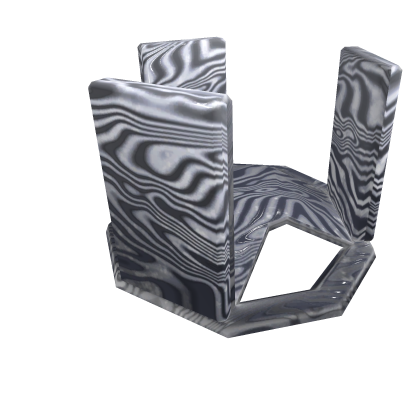 Damascus Silver Steel Crown