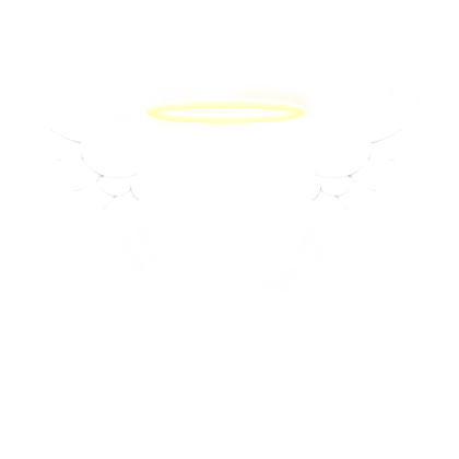 emissive angel diwali sparkler headband add on