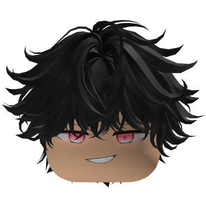 Messy Fluffy Smirk w/ Black Boy Hair V2
