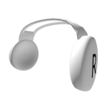 Cool White Clock Headphones Work