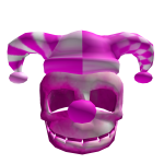 Pink Clown Skull