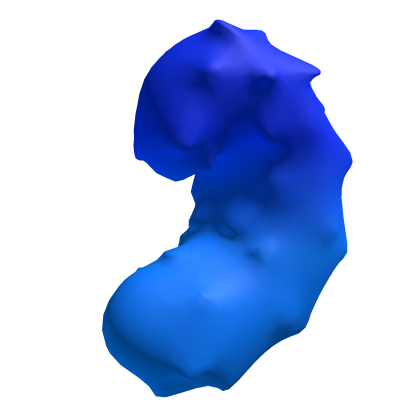 Blue Big Fluffy Tail
