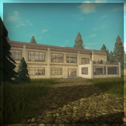 Cafe building icon