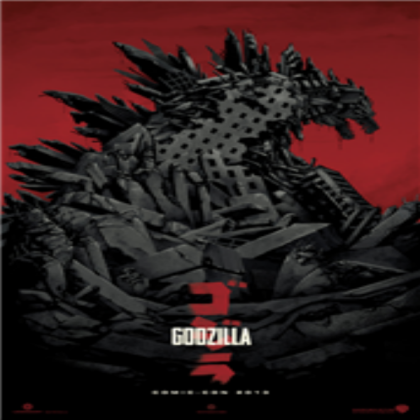 godzilla 2014 movie poster Roblox decal