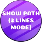 Show Path (permanent) 3 LINES MODE