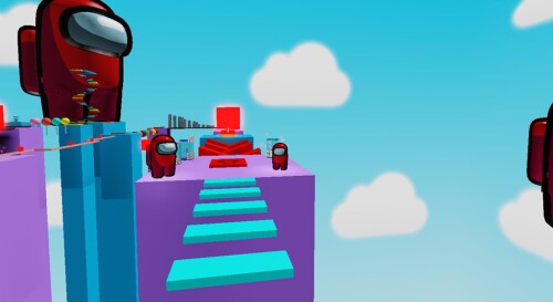 Escape The AMONG US Obby!
