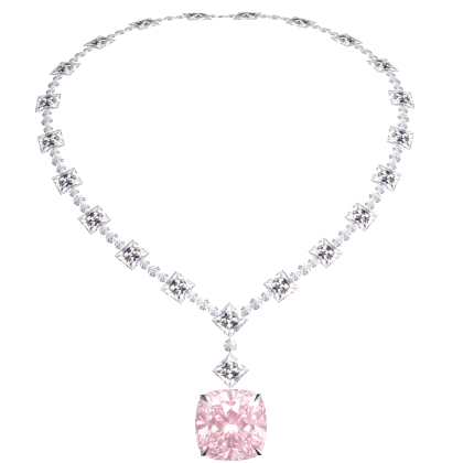 Kim's Rose Diamond Necklace Roblox item