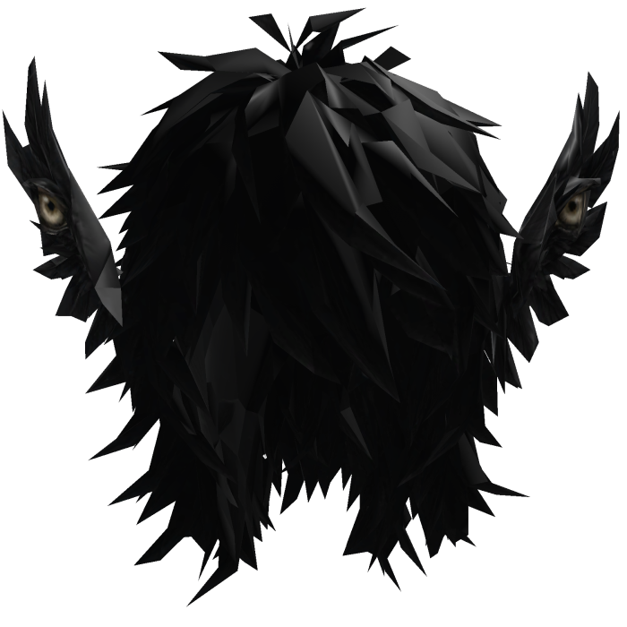 Angelic Black Winged Eye Hair