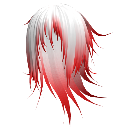 Red Emo Vkei Windy Long Model Hair 74. 