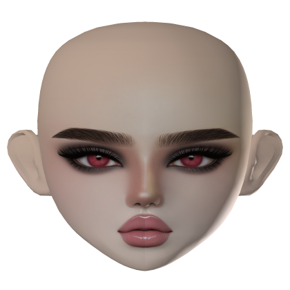 Sweet vampire girl makeup zeslin pale skin realist Roblox item