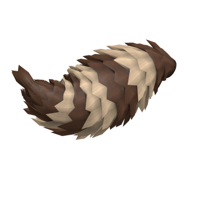 Raccoon Tail Natural Brown Cute Animal
