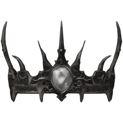 (In Group Store) Pearl Spiked Spire Chrome Crown