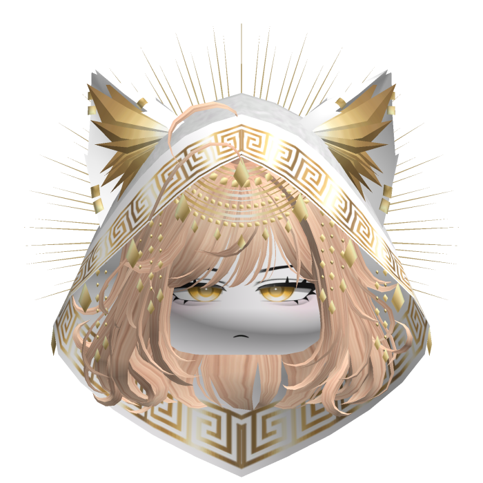 Egyptian Bob w/ Divine Gold White Hood