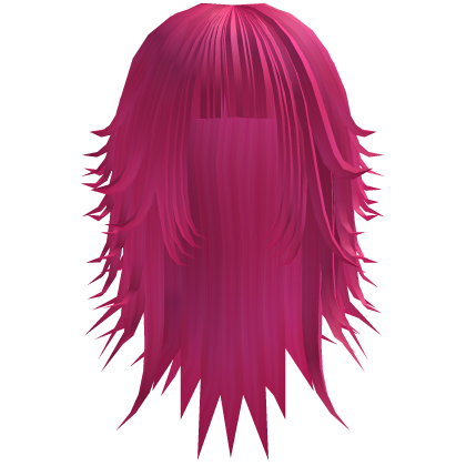 Spikey Chopped Rockstar Emo Scene Pink Hair Roblox item