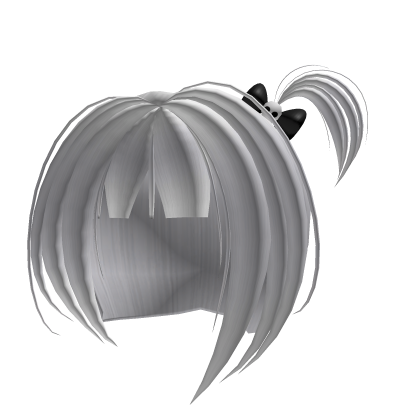 Cute White Skull Hair