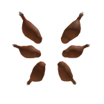 Thanksgiving Turkey Leg Wings