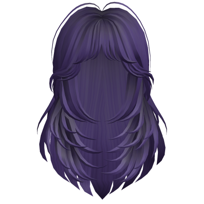Purple Layered Hair