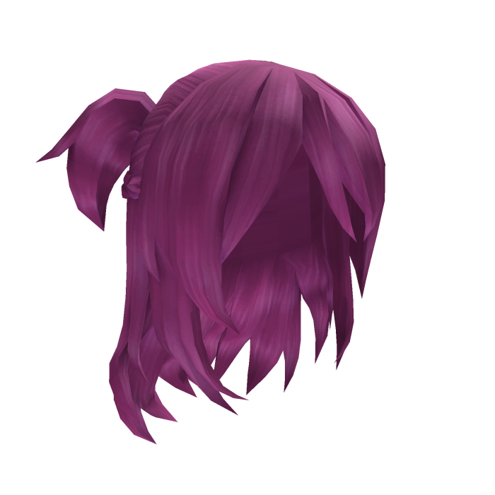 ♡ Messy Cute Pigtails Braid Hair - Pink