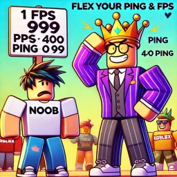 [💸FREE KORBLOX💸] Flex your Ping & FPS 😎 icon