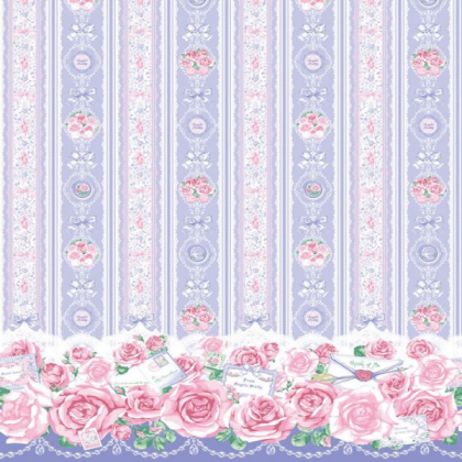 purple floral wall Roblox decal