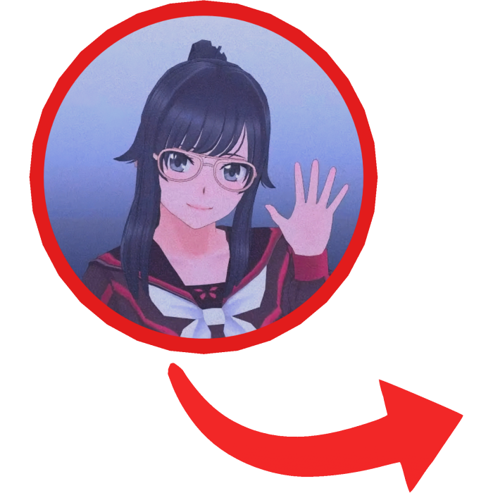 Ayano Aishi YanSim Red Circle