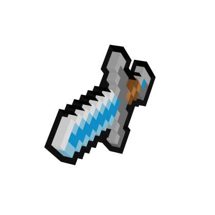 Holdable 8-Bit Diamond Sword thumbnail