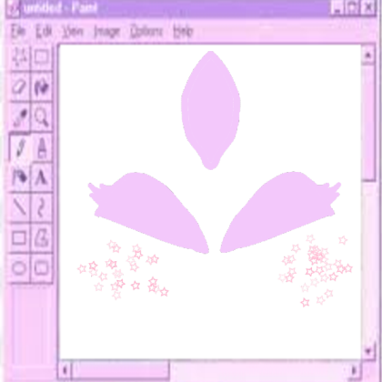 Retro pastel MSpaint face ( TV head/computer head) Roblox decal