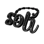 soli black and white necklace 3.0