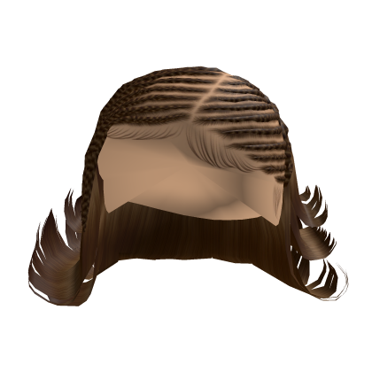 Flipped Ends Braided Bob [Brown] Roblox item