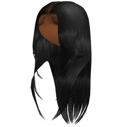 Middle Part Wispy Front [Black]