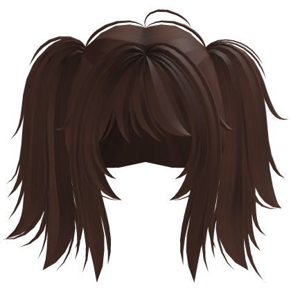 Cute High Pigtail Hair  (Brown)