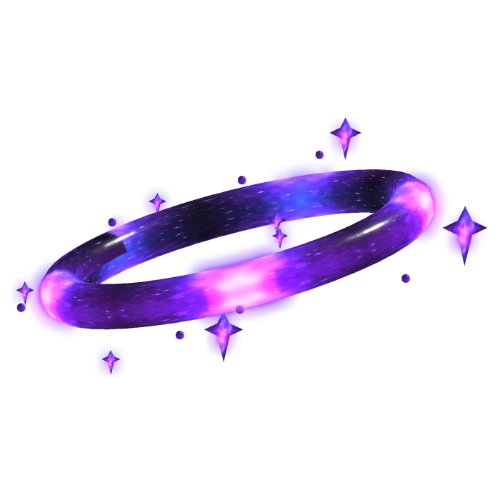 Emissive Glowing Galaxy Halo