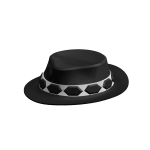 Noir Dapper Fedora