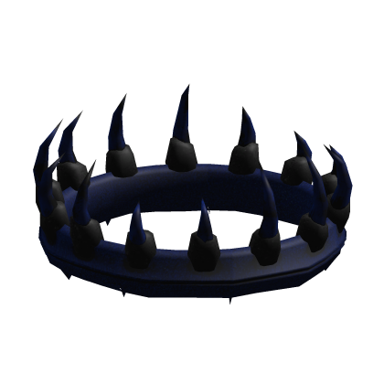 Blue Emo Spikey Crown Roblox item