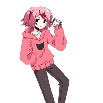 Pink Hoodie Nat suki Roblox decal
