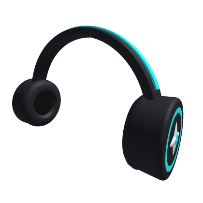 Black Cyan Star Headphones [STARLINE]