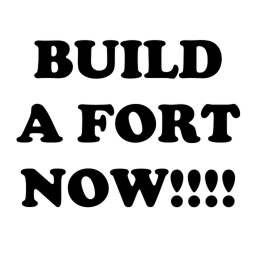 Build a fort and keep meatwad safe