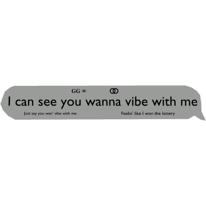 Gucci Morty Text Bubble Trend Roblox item