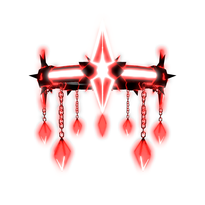 NEW! Glowing Red Black Halo