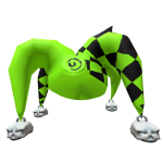 Death Clown Hammer Green Hat