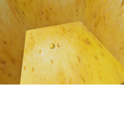 Push Around a Ball of Potato in a Room of Potato