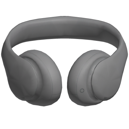 Gray Headphones Neck