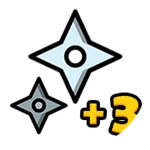 +3 Stars Equipped