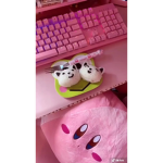 sweet, pink, black clothes