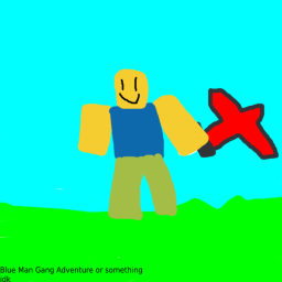 blue man adventure